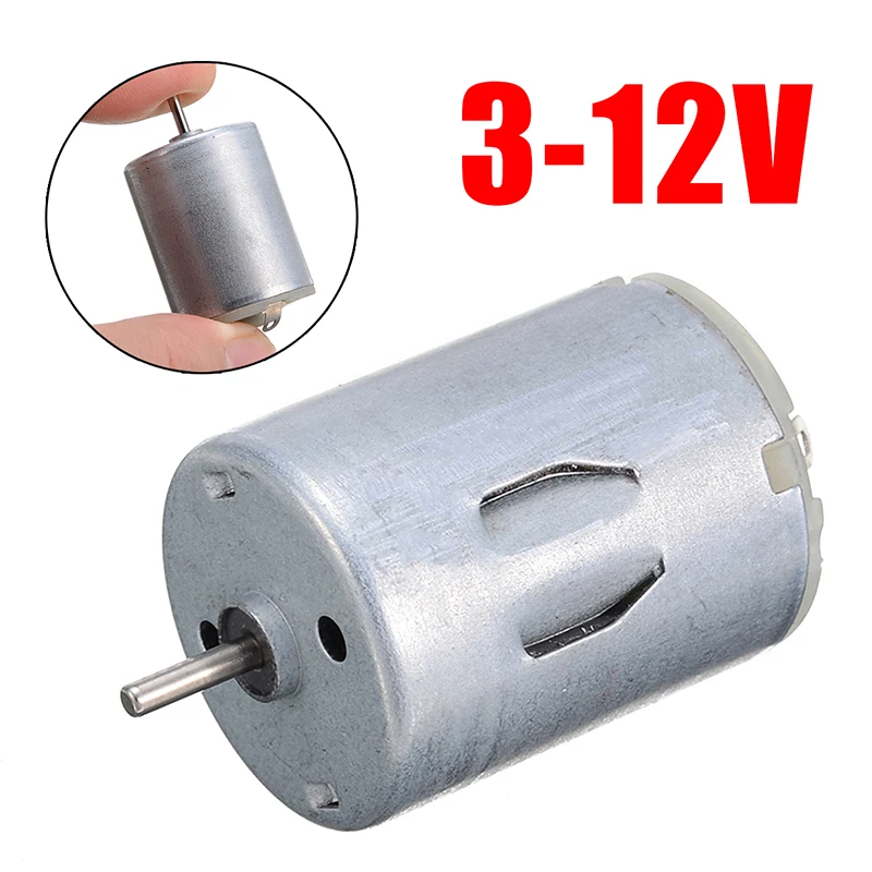 Details about   Mini 280 DC 3-12V 5000-15000RPM DC Motor High Speed Strong Magnetic DIY Motor 