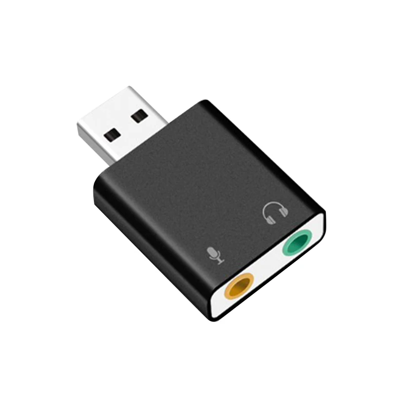 

7.1-Channel Aluminum Alloy Usb Sound Card Computer External Sound Card Usb7.1 Sound Card Analog Sound Card