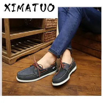 

Men Loafers Shoes Genuine Leather Casual Sneakers Male Fashion Boat Footwear Soft Dress Party Shoes Men Designer men's shoes