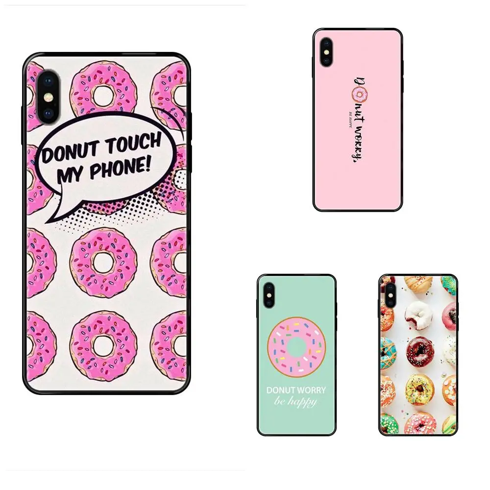 Для Huawei Honor 20 20I 20S 10 10I 6A 7A 7X 8C 8X 9 9A 9I 9X Lite Pro ТПУ дизайн телефона Забавный пончик