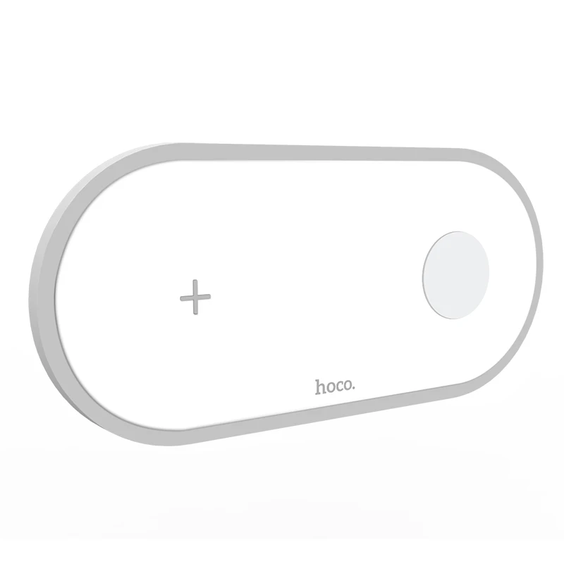 HOCO CW20 Беспроводное зарядное устройство для iPhone XS MAX XR X 8 быстрая Беспроводная зарядная площадка для Airpods Apple Watch 5 4 3 2 1