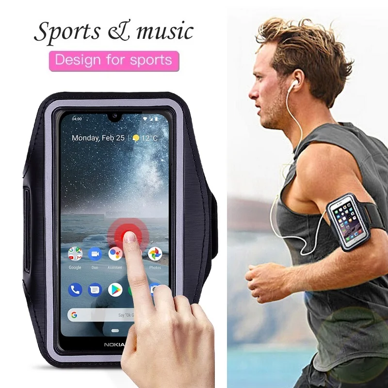 Спорт бег Чехол для телефона чехол для Nokia Lumia 4,2 3,2 2,2 2,1 3,1 5,1 6,1 7,1 плюс 8 6 5 3 2 7 Plus чехол на руку чехол для браслета держатель на руку