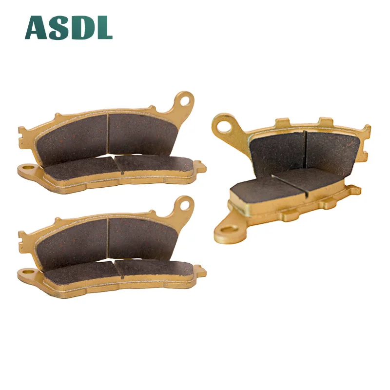 Front and Rear Передние и задние тормозные колодки для мотоцикла Honda CBF 600 SA8/SA9/SAA NA8/NA9 CBR 600 FAB/FAC XL 700 CB 1100 CBF 1000# c - Цвет: Front and Rear