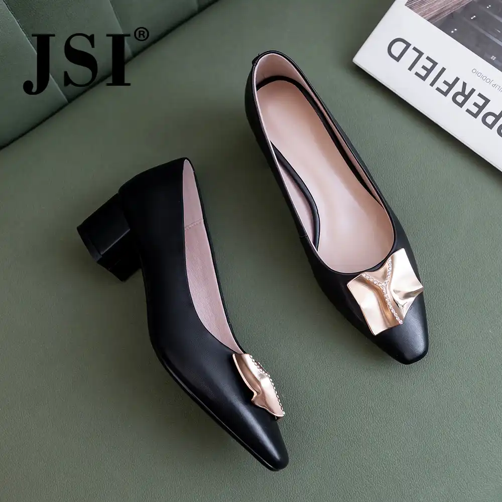 comfortable mid heel pumps