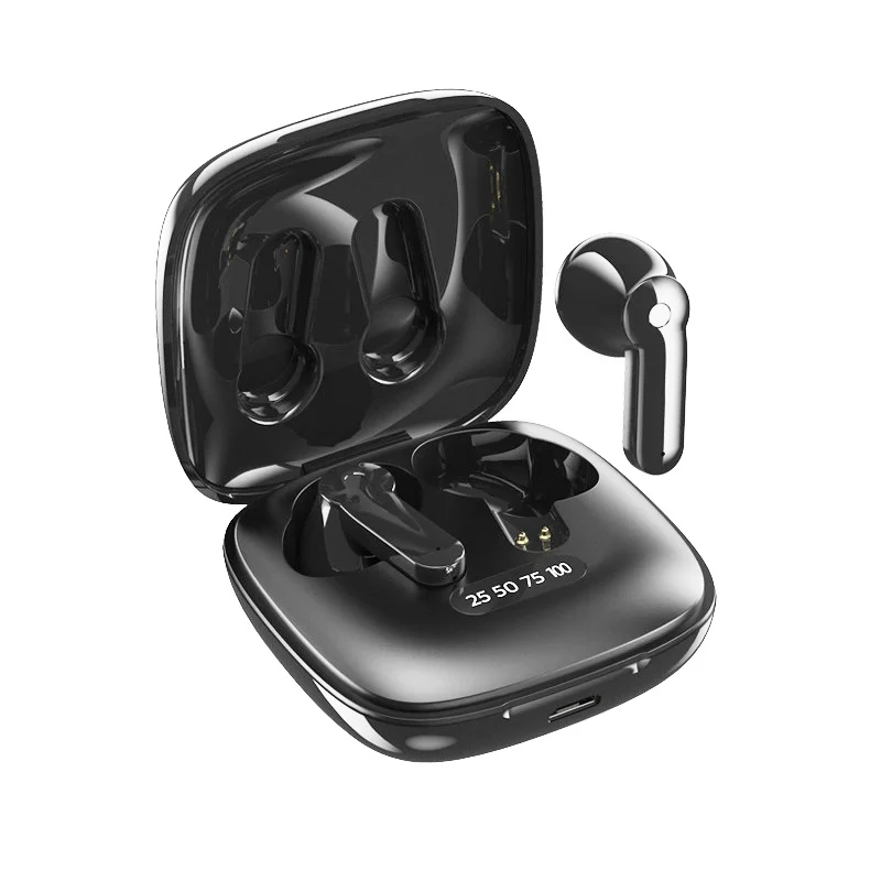 Wireless Headphones Bluetooth 5 0 Earphone With Microphone Stereo Headset Digital Display Touch Control Earbuds In ear Earphones