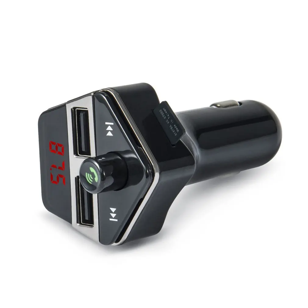 ST06 Portable Car Handsfree Kit FM Transmitter MP3 Player Dual USB Charger TF/U Disk Music Playing Tool |