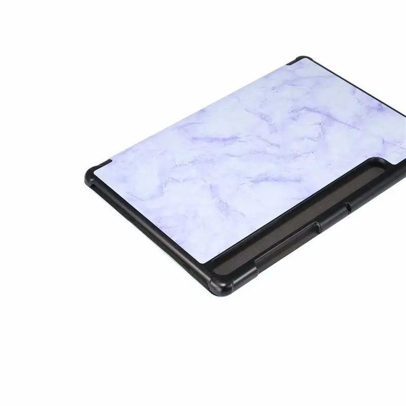Модный чехол для планшета с мраморным лицевым покрытием для Samsung Galaxy Tab S6 T860 T865 SM-T860 SM-T865 10,5 дюймов кронштейн Подставка Крышка+ ручка