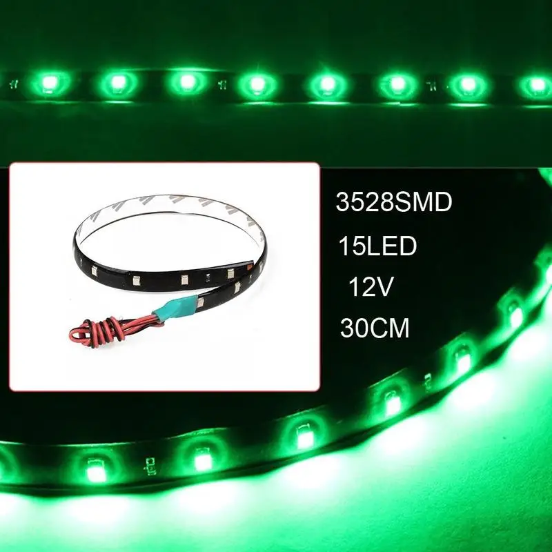 RGB 3528 1210 SMD светодиодсветодиодный Гибкая светильник ная полоса 30CM 15SMD Заводская