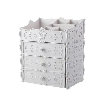 

1PC 3-Drawer Style Plastic Makeup Storage Drawers Cosmetics Jewelry Storage Box Case Rack Organizer