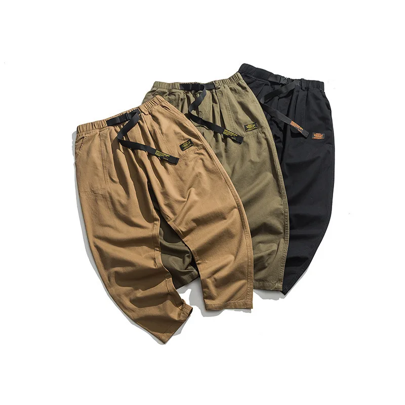 

2019 New Style Japanese-style Popular Brand Casual Pants Men's Autumn And Winter Loose Straight Pants Male STUDENT'S Trend Versa