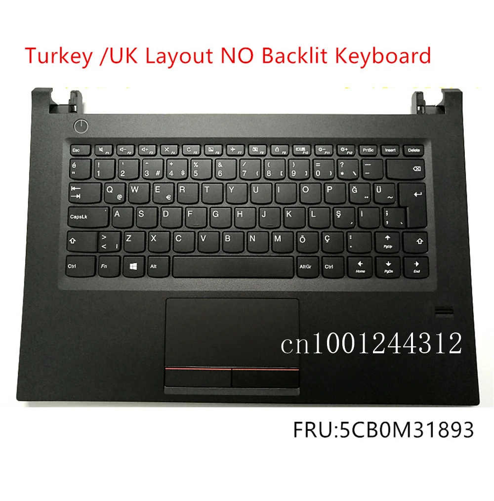 Турция для lenovo E42 E42-30 E42-70 E42-80 V510-14IKB Упор для рук Клавиатура рамка чехол Крышка Touchpad отпечатков пальцев 5CB0M31893
