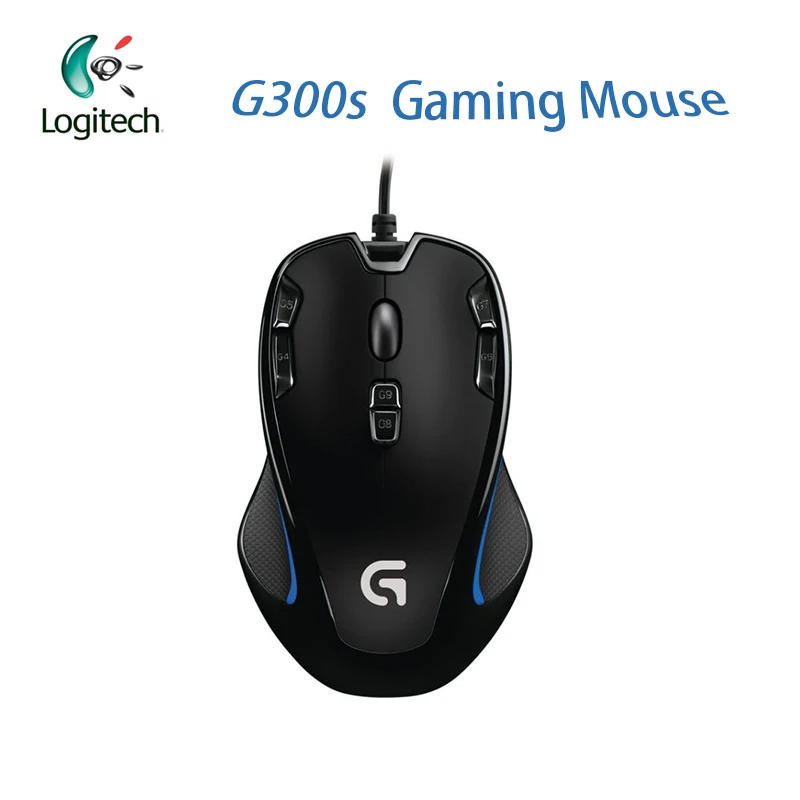 Мышь Logitech (G) G300s Проводная игровая мышь 9 программируемых G-клавиш цветная
