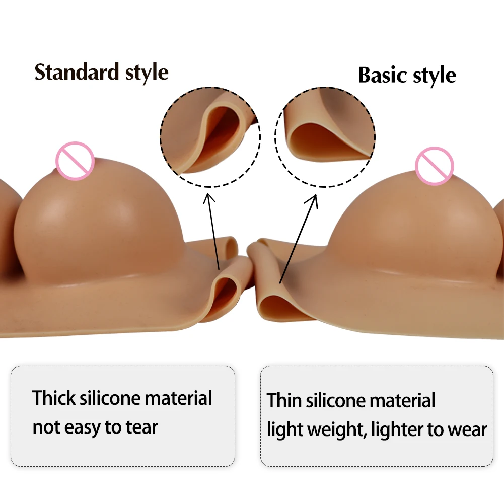 Dokier Silicone Breast Forms Fake Huge Boobs for Mastectomy Crossdresser Transvestite Sissy Drag Queen Cosplay Chest Shemale