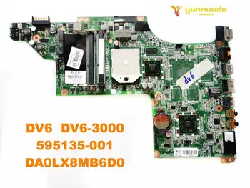 

Original for HP DV6 DV6-3000 laptop motherboard DV6 DV6-3000 595135-001 DA0LX8MB6D0 tested good free shipping