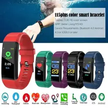 

New ID115 Plus Sports Watch Bluetooth Waterproof Belt Call Message Reminder Heart Rate Fitness Pedometer Men And Women Bracelet