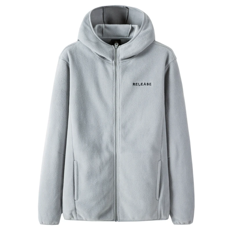 Semir флисовая Мужская куртка весна и осень мужской кардиган с капюшоном повседневная куртка Молодежная модная мужская теплая верхняя одежда - Цвет: Medium Ash