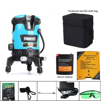 

2 Line 3 Line 5 Line Green Laser Level Powerful Laser Beam Automatic Self-Leveling 360 Horizontal and Vertical Cross