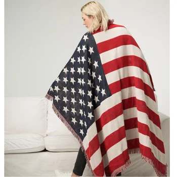 

Line blanket tapestry ethnic style simple and elegant simple beauty Personalized design sofa blanket leisure blanket Watching TV