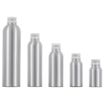 

Wholesale 30ml 50ml 100ml Empty Cosmetic Aluminum Bottle Metal Makeup Liquid Container Refillable Travel Packaging WB2451