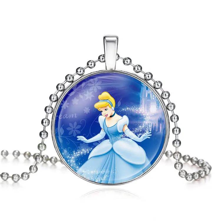 Disney из мультфильма «Холодное сердце», детское ожерелье, платье принцессы Софии, с бантом, для куклы аксессуары, платье для девочек, подарок на день рождения косметический Женский свитер ювелирные изделия - Цвет: 14