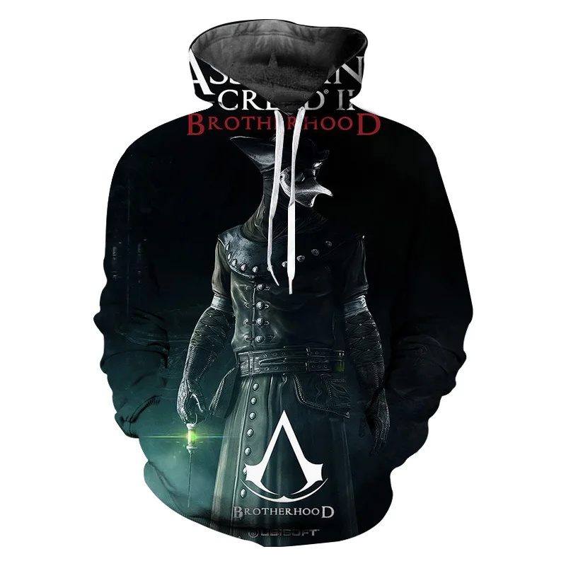 Assassin's Creed Топ Игры пот Homme толстовки Толстовка мужская Sudaderas Para Hombre уличная