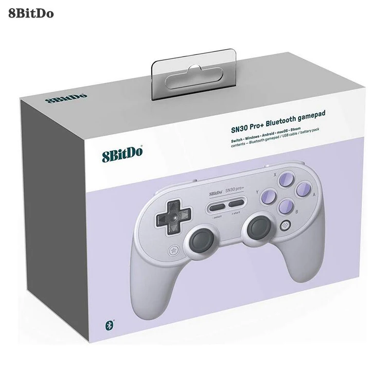 Беспроводной контроллер 8bitdo Sn30 Pro + Bluetooth геймпад джойстик для Nintendo Switch PC macOS