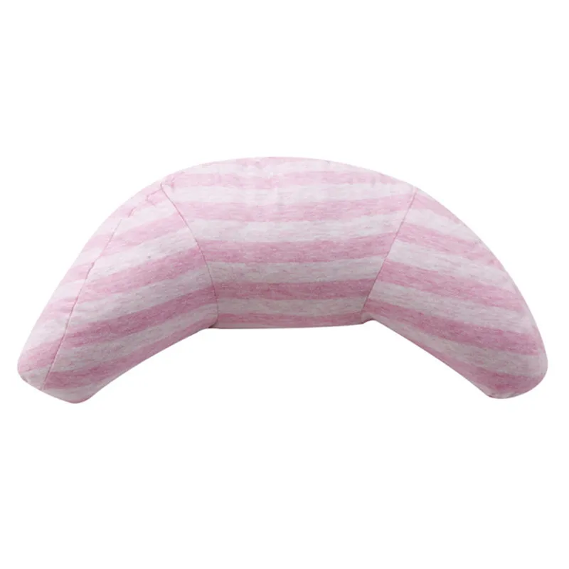 stripe pink white Детские накладки на шею, подголовник, ремень безопасности, подплечники, съемная детская Автомобильная подушка для сна, ремень безопасности, подушка, подушка для головы - Цвет: stripe pink white