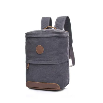 

Vintage design top quality canvas men backpack Outdoor travel backpack Camping Large Capacity backpack for male 200822-60