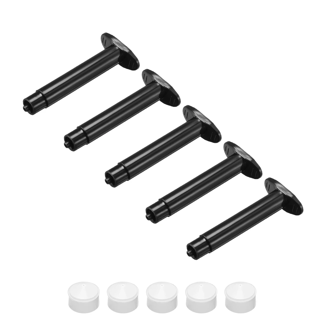 

uxcell 3CC/3ML Black Adhesive Syringes Tube Sleeve with Piston for Industrial, 5 Pcs