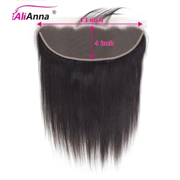 

Brazilian Straight Lace Frontal Natural Color Swiss Lace 13x6 Lace Frontal 100% Human Hair Frontal Alianna Remy Hair