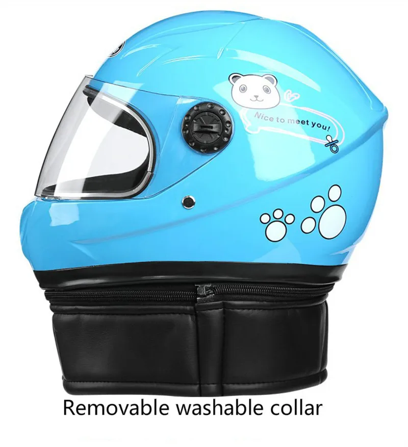 Модный Детский защитный мотоциклетный шлем для детей, Электромобиль для детей 4-12 лет