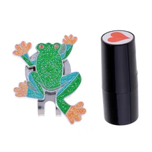 Мяч для гольфа штамп Heart Seal& Hat cap Клип Съемный мяч маркер подарок приза для любителей гольфа