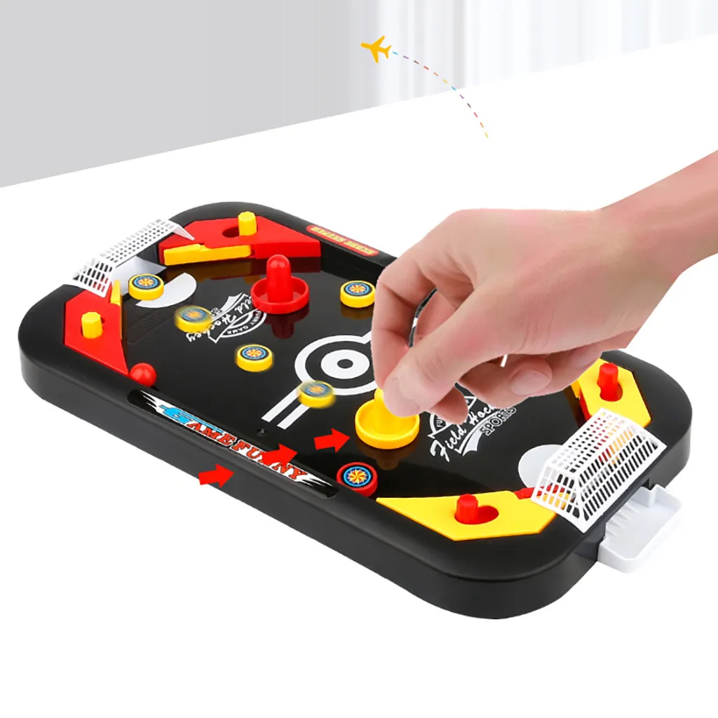 Mini Desktop Soccer Ice Table Game Interactive Hockey Toys Desktop Battle Leisure Children Educational Indoor Game Kids Gift