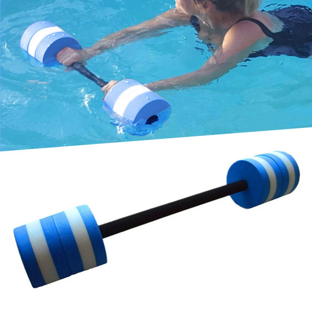 Водный для воды штанга Аэробика гантели бассейн Аква упражнения фитнес EVA штанга для бассейна спа Фитнес упражнения на руках