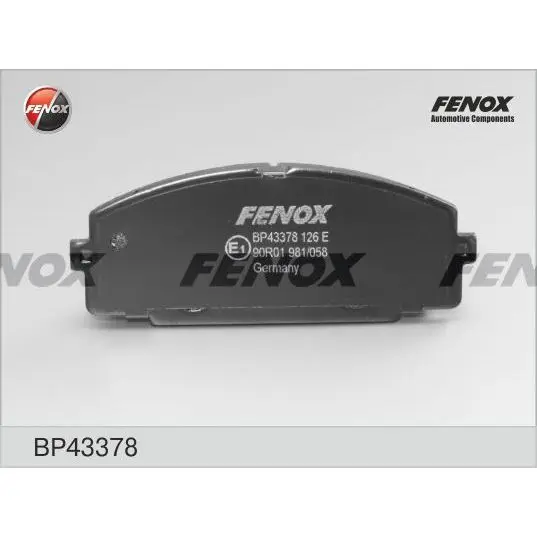 Колодки дисковые п. Toyota Hiace 2.0-2.7/2.4TD 4WD 95 FENOX BP43