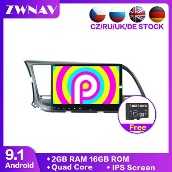 

Android 9.1 For Hyundai Elantra 6 2015 2016 2017 2018 Car Radio Multimedia Video Player Navigation GPS No 2din 2 din head unit