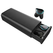 SELECTEC X9 наушники-вкладыши TWS с 5,0 в уши, наушники в уши Беспроводной Bluetooth наушники гарнитура IPX7 Водонепроницаемый 7000 мА/ч, Мощность Chargingbox с фонариком