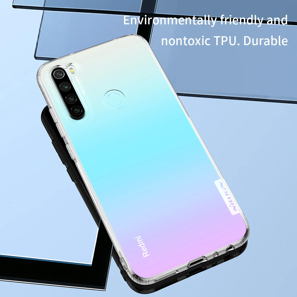 Чехол NILLKIN для Xiaomi Redmi Note 8, чехол Redmi Note 8, силиконовый прозрачный мягкий чехол из ТПУ для задней панели Redmi Note8, чехлы для телефонов