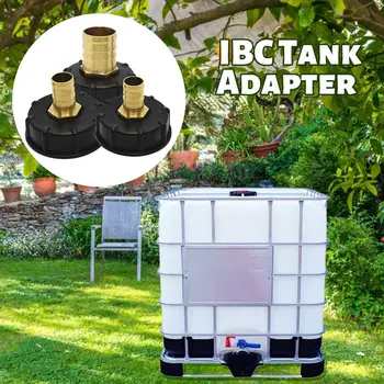 

1000L IBC Tank Adapter Tote Tank connector Hose Faucet Valve Fittings S60*6