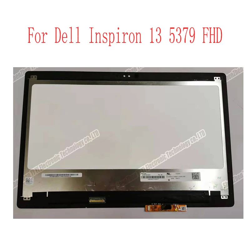 Для Dell Inspiron 13 5000 5379 13," Подсветка" FHD "ЖК сенсорный экран дигитайзер дисплей
