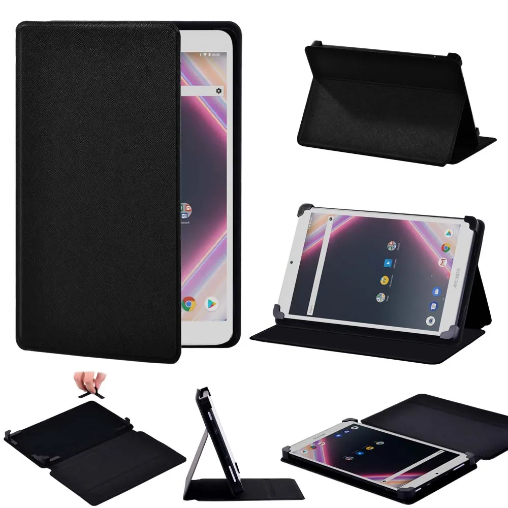

Tablet Case for ARCHOS 101 Platinum/101b Oxygen/101e Neon/access 101 3g/101/101 S/T80/10.1 Inch Leather Tablet Case+ Free Stylus