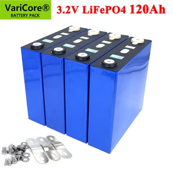 melhor Varicore 3.2v 120ah Lifepo4 Bateria Recarregável Diy 12v 24v 36v 48v Profundo Ciclo Pacote De Fosfato De Ferro De Lítio De Pilha De Lítio Ldp