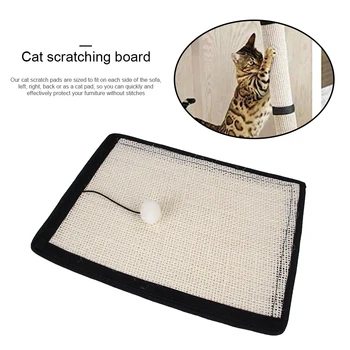 

Pet Toy Natural Sisal Cat Scratching Mat Scratcher Board Pad Kitten Climbing Mat Scratcher Board Pad Mats Toy Climbing