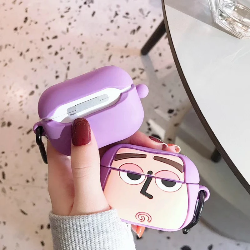 3D чехол для наушников для Airpods Pro Чехол силиконовый милый собачий медведь игра Мультяшные Наушники Earpods чехол для Apple Air pods Pro 3 чехол s