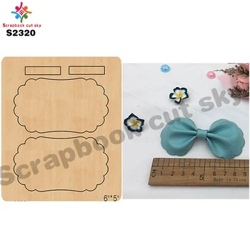 

Small bow wooden citting die -5 DIY cutting tool die-S2320 Scrapbook mold
