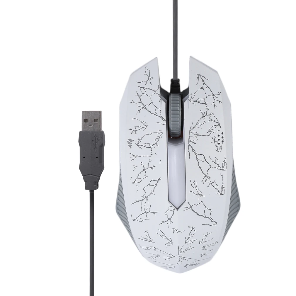 KFL-002 колесо мышь подсветка дыхание оптическая мышь белый черный для дома или офиса использовать USB Проводная мышь 3 кнопки