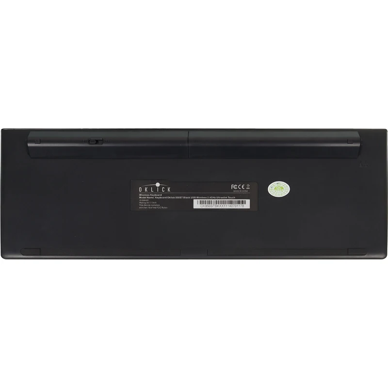Клавиатура Oklick 850ST черный USB беспроводная slim Multimedia Touch