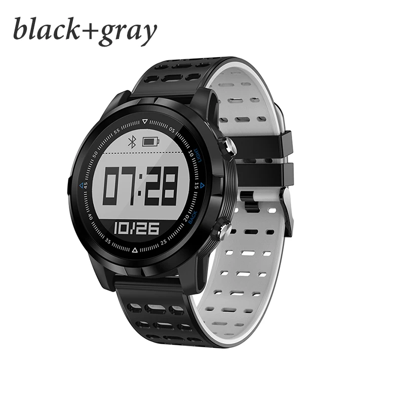 black ash N105 Смарт-часы gps отслеживание движения запись мониторинг сердечного ритма несколько спортивных режимов полный экран сенсорный водонепроницаемый смарт-часы - Цвет: black ash