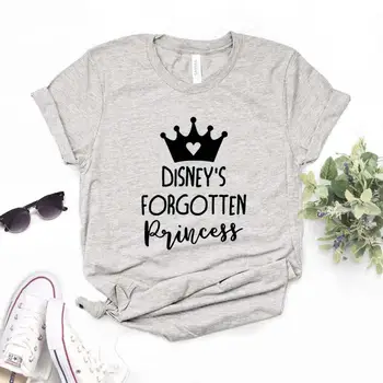 

Forgotten Princess Print Women tshirt Cotton Casual Funny t shirt Gift For Lady Yong Girl Top Tee 6 Color FA-5
