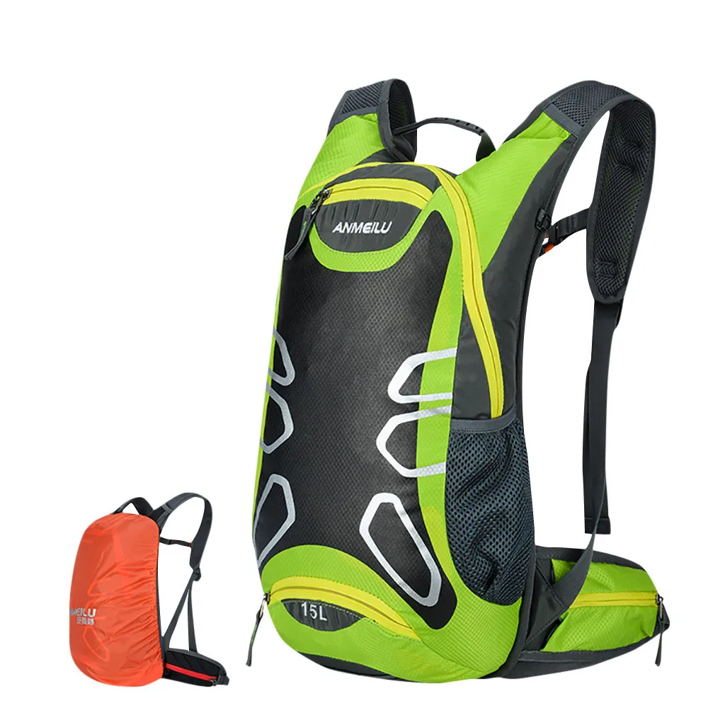 Уличная сумка для велоспорта, альпинизма, 15л, сумка для воды, шлем, для мужчин и женщин, большая емкость, рюкзак для путешествий, спортивная сумка для спортзала